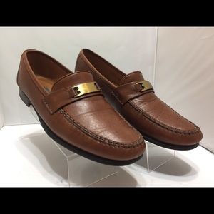 Bally Men’s Ruvera Brown Loafers size 8D Italy
